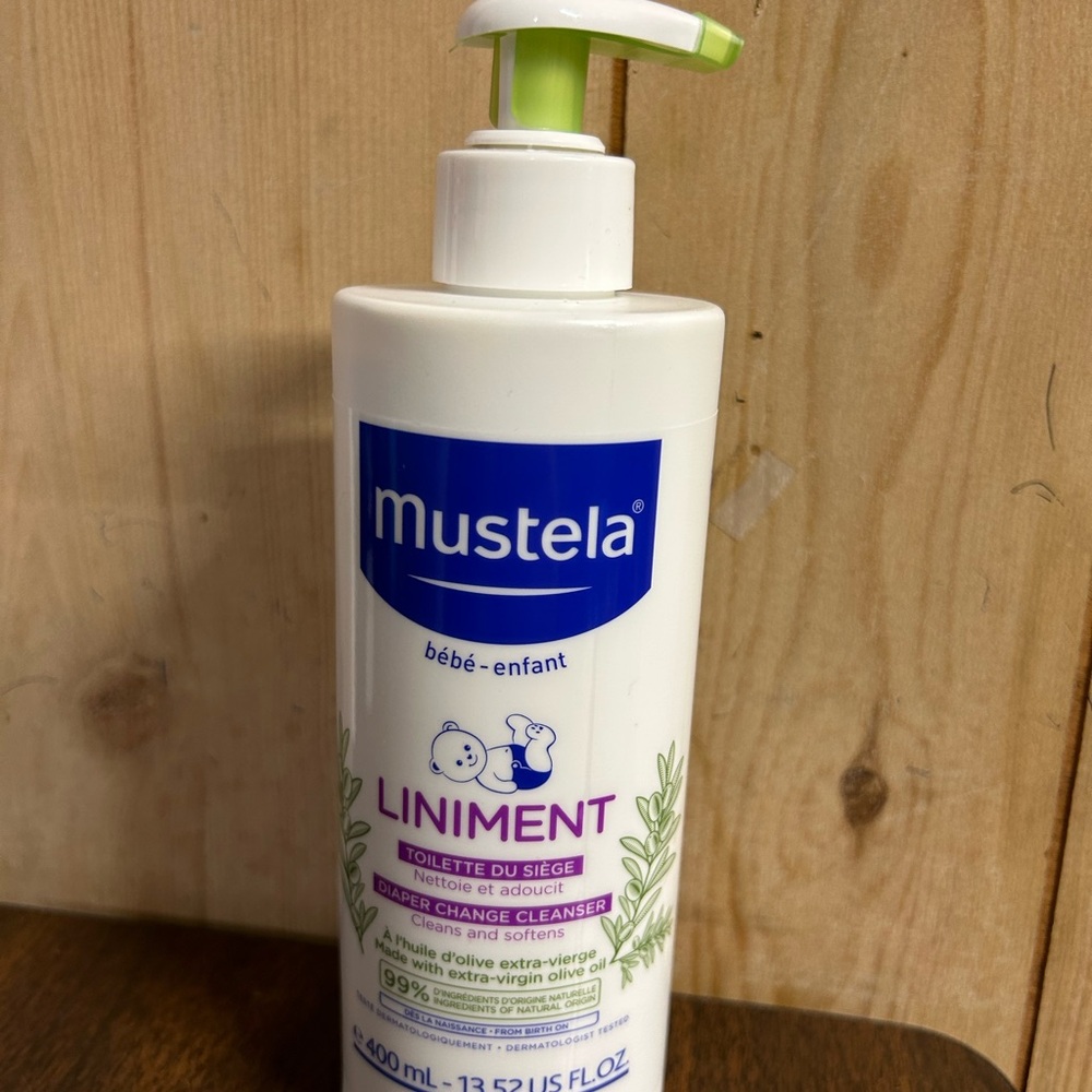 Mustela Liniment Diaper Change Cleanser with Extra Virgin Olive Oil Baby (400mL)
